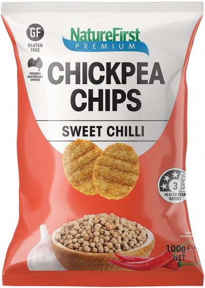 Nature First Chickpea with Sweet Chilli Chips 100g