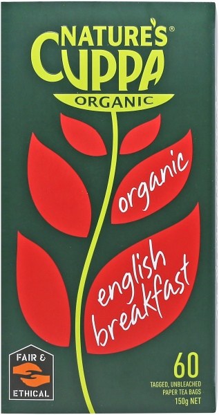 Natures Cuppa English Breakfast 60Teabags