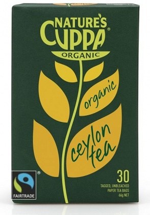 Natures Cuppa Organic Tea Ceylon 25 Teabags