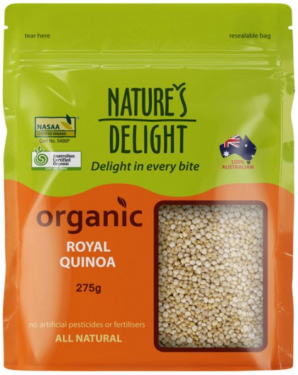 NATURE'S DELIGHT Organic Royal Quinoa 275g