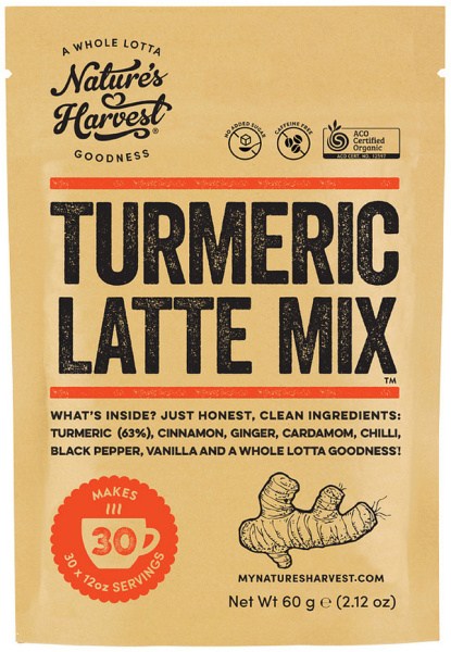 NATURE'S HARVEST Organic Turmeric Latte Mix 60g