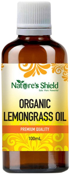 NATURE'S SHIELD Organic Essential Oil Lemongrass 100ml
