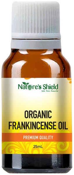 NATURE'S SHIELD Organic Essential Oil Frankincense 25ml