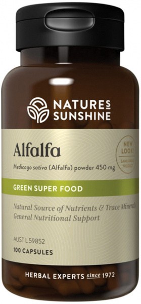 NATURE'S SUNSHINE Alfalfa 450mg 100c