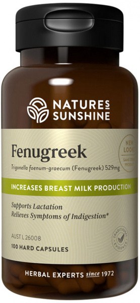 NATURE'S SUNSHINE Fenugreek 529mg 100c