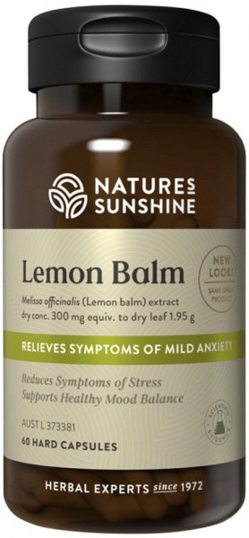 NATURE'S SUNSHINE Lemon Balm 1.95g 60vc