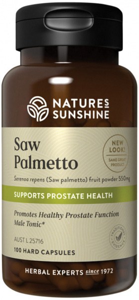 NATURE'S SUNSHINE Saw Palmetto 550mg 100c