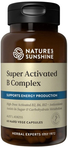 NATURE'S SUNSHINE Super Activated B Complex 60c