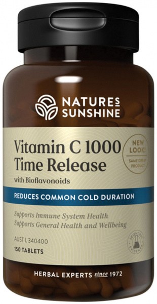 NATURE'S SUNSHINE Vitamin C 1000 Timed Release (with Bioflavonoids) 150t