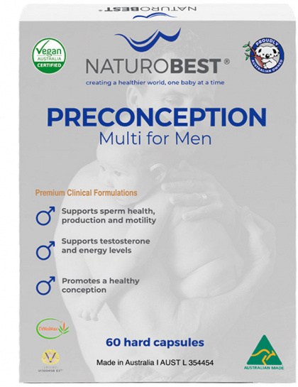 NATUROBEST Preconception Multi for Men 60c