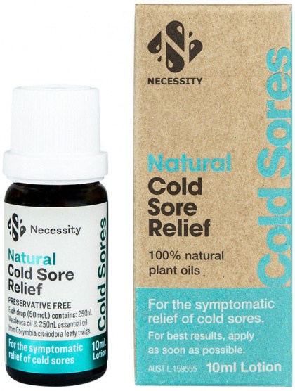 NECESSITY Natural Cold Sore Relief Lotion 10ml