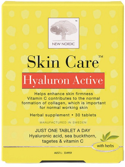 New Nordic Skin Care Hyaluron Active 30Tabs