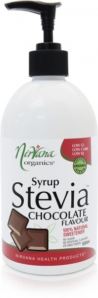 Nirvana Organics Chocolate Flavour Stevia Syrup 500ml