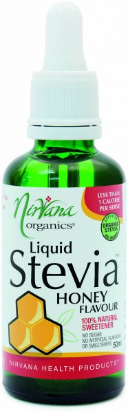 Nirvana Organics Honey Flavour Stevia Liquid 50ml
