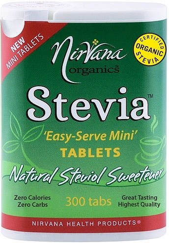 Nirvana Organics Stevia 'Easy-Serve-Mini' Tablets 300Tabs