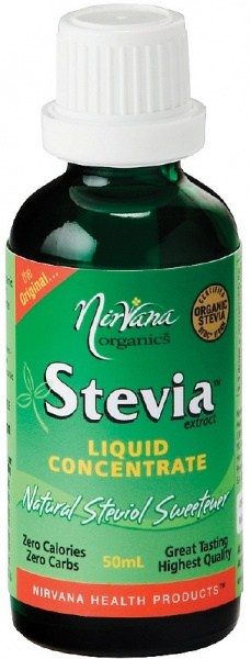 Nirvana Organics Stevia Liquid Concentrate 50mL
