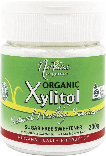 Nirvana Xylitol Certified Organic – Refillable Shaker 200g