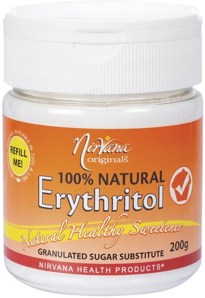 Nirvana Erythritol 100% Natural Refillable Shaker 200g