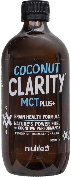 Niulife Coconut MCT Plus+ Oil Clarity 6x500ml