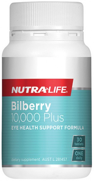 NUTRALIFE Bilberry 10,000 Plus 30t