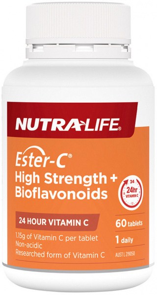NUTRALIFE Ester-C High Strength + Bioflavonoids 60t