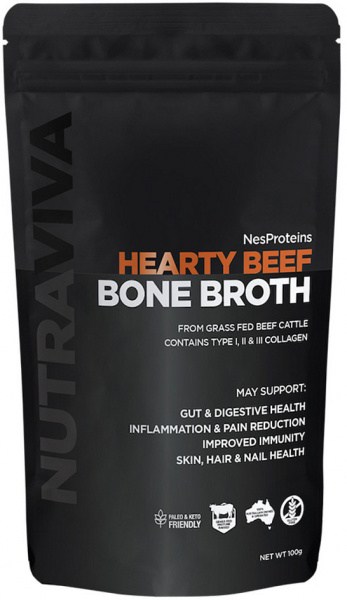 NUTRAVIVA Bone Broth Hearty Beef 100g