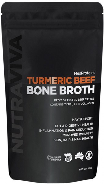 NUTRAVIVA Bone Broth Turmeric Beef 100g