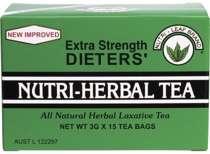 Nutri-Leaf Herbal Tea Bags Dieter's Tea Extra Strength 15pk