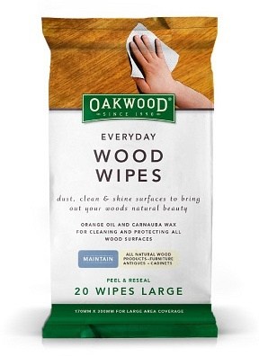 Oakwood Everyday Wood Wipes Large (170mmx300mm) 20 pack