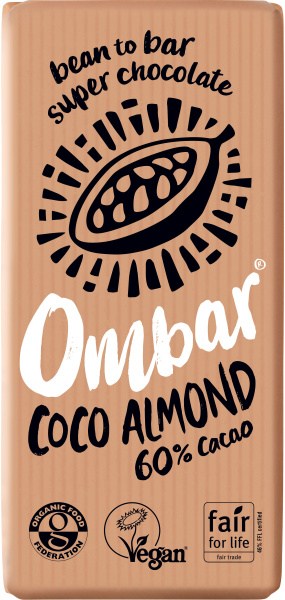Ombar Coco Almond Chocolate Bar 70g