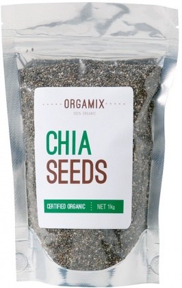Orgamix Organic Chia Seeds Black  1Kg