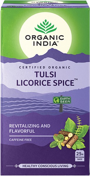 Organic India Tulsi Licorice Spice Tea 25Teabags