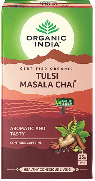 Organic India Tulsi Masala Chai Tea 25Teabags