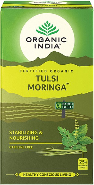 Organic India Tulsi Moringa Tea 25 Teabags