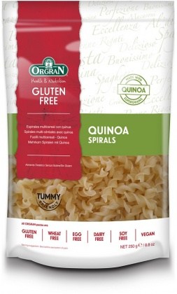 Orgran Multigrain Pasta w/Quinoa Spirals  250g