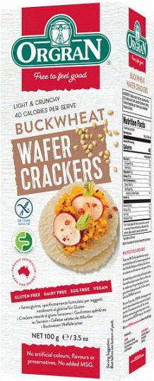 Orgran Multigrain Wafer Crackers w/Buckwheat  100g