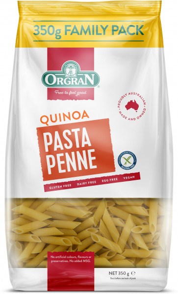 Orgran Pasta Quinoa Penne  350g
