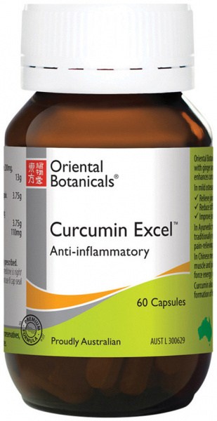 ORIENTAL BOTANICALS Curcumin Excel (Anti-inflammatory) 60c