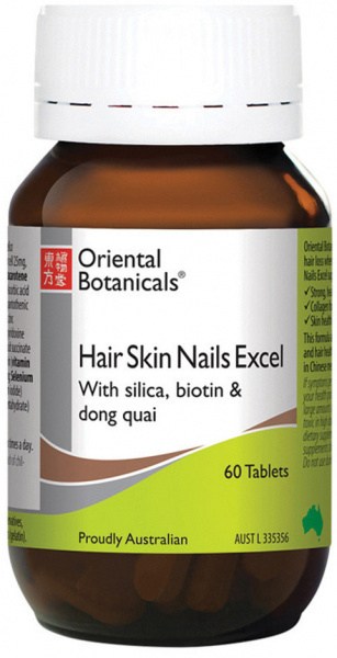 ORIENTAL BOTANICALS Hair Skin Nails Excel 60t