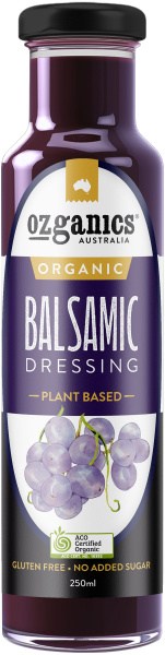 Ozganics Organic Balsamic Dressing Plant Based  250ml