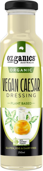 Ozganics Organic Vegan Caesar Dressing Plant Based  250ml