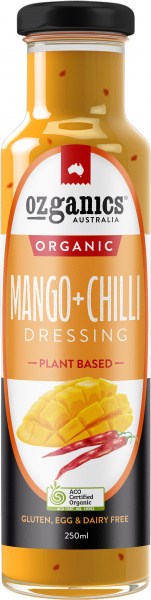 Ozganics Organic Mango & Chilli Dressing Plant Based  250ml