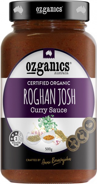 Ozganics Organic Rogan Josh Sauce  500g