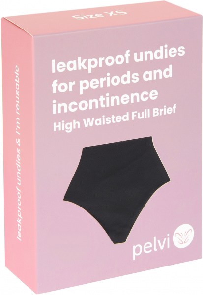 Pelvi Leakproof Full Brief Black - XS