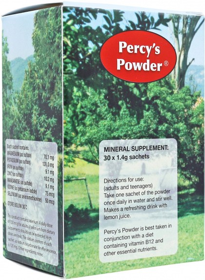 Percys Powder 30 x 1.4g Sachets