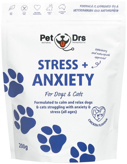 PET DRS Stress + Anxiety Supplement (For Dogs & Cats) 200g