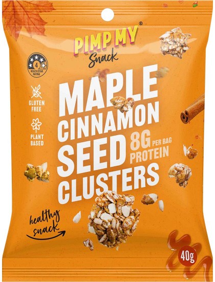 Pimp My Snack Maple Cinnamon Seeds Clusters 12x40g