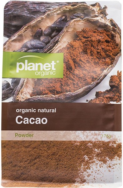 Planet Organic Cacao Powder 175g