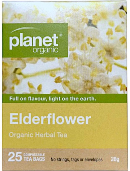 Planet Organic Elderflower Herbal Tea Bags x25