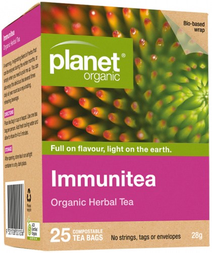 PLANET ORGANIC Immunitea Herbal Tea x 25 Tea Bags